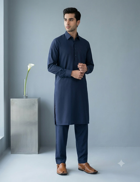 Bin Waqas Palorka Dark — Premium Wash &amp; Wear Fabric
